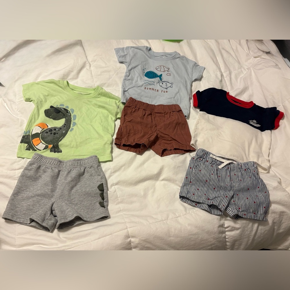 18-24m Boys Summer Outfit Set Bundle